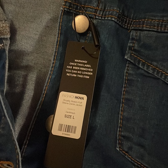 Denim cropped jacket - Picture 5 of 5